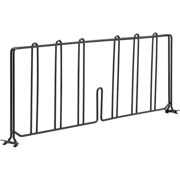 Nexel Black Epoxy Divider, 24D x 8H AD824B - main